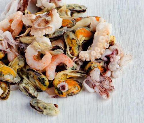 салат с морепродуктами рецепт 