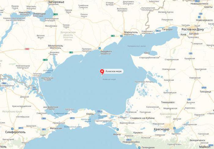 где находится азовское море 