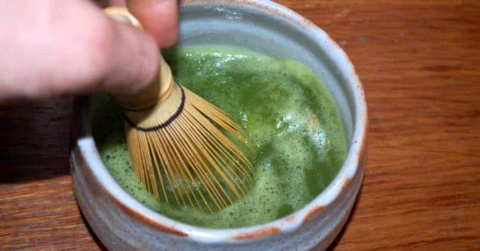 Японский зеленый чай матча маття