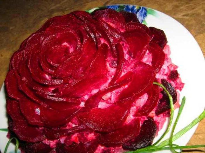 салат роза