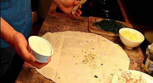 крабовый салат в лаваше рецепт с фото 