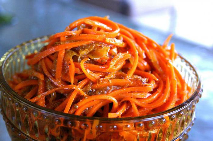 салат с корейской морковкой и крабовыми палочками 