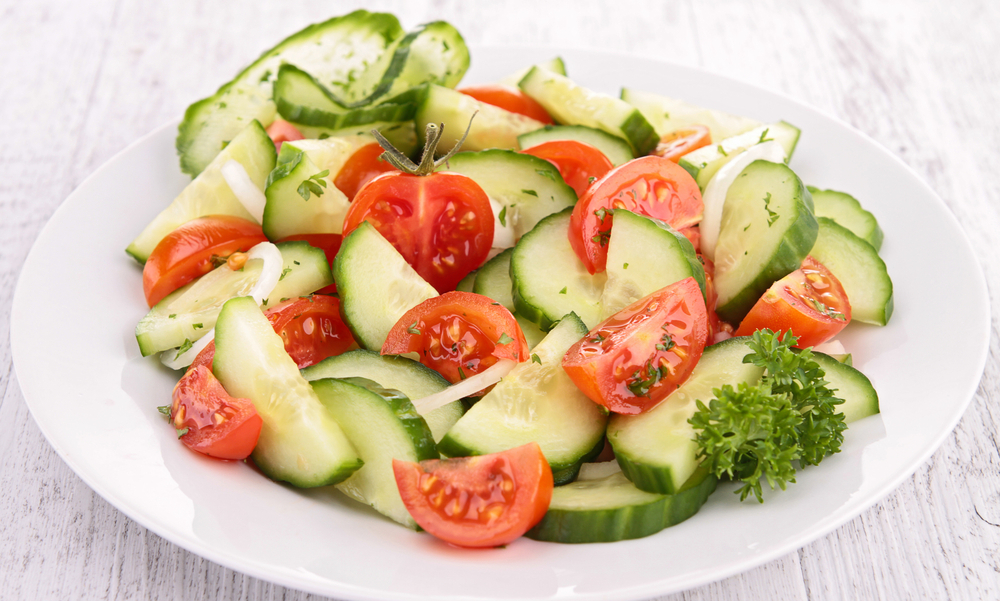 рецепт овощного салата с растительным маслом