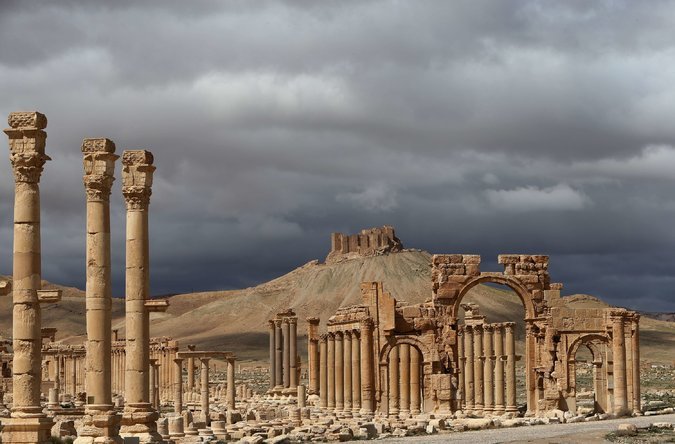 город Пальмира в Сирии