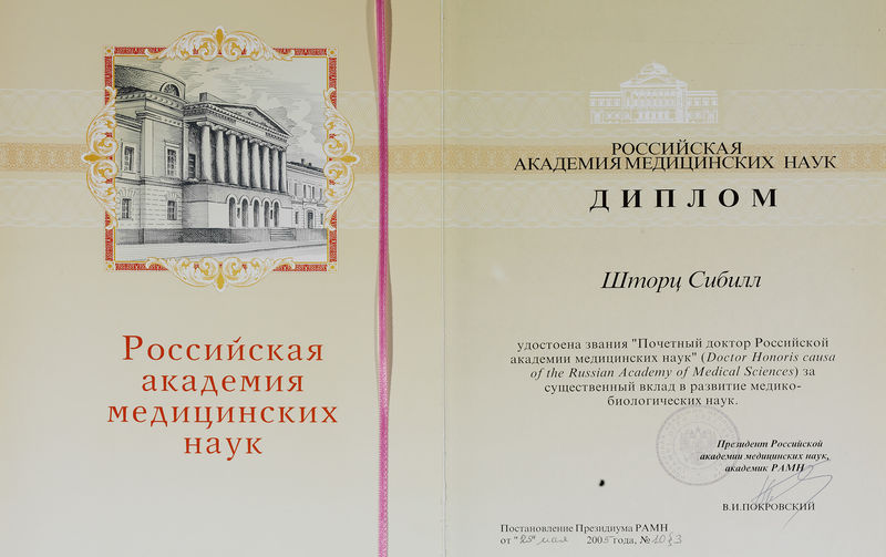Почетный диплом