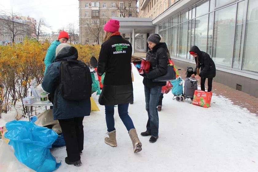 Молодежь Санкт-Петербурга организует сбор отходов