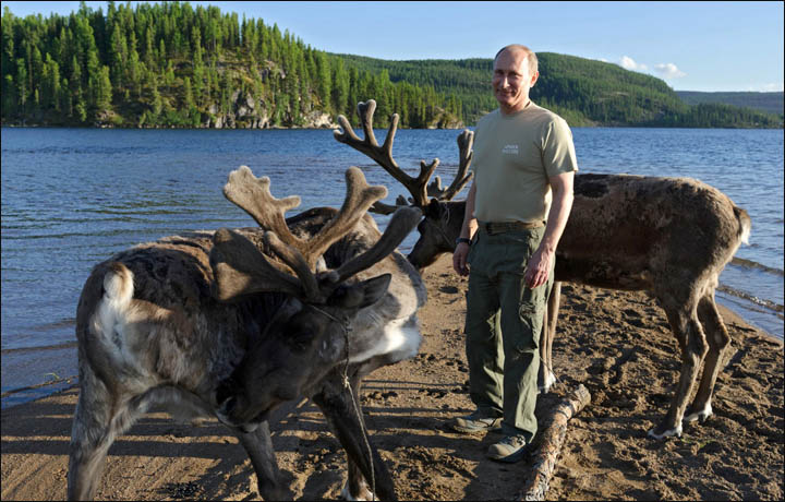 Владимир Путин любит животных