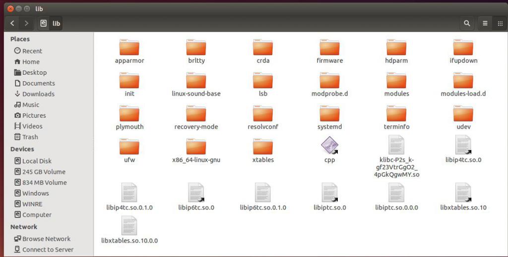 файловая система linux