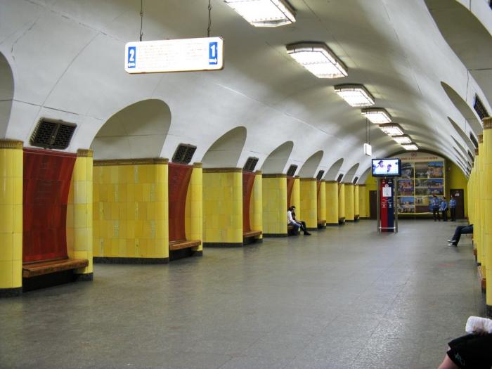 вид станции метро Рижская