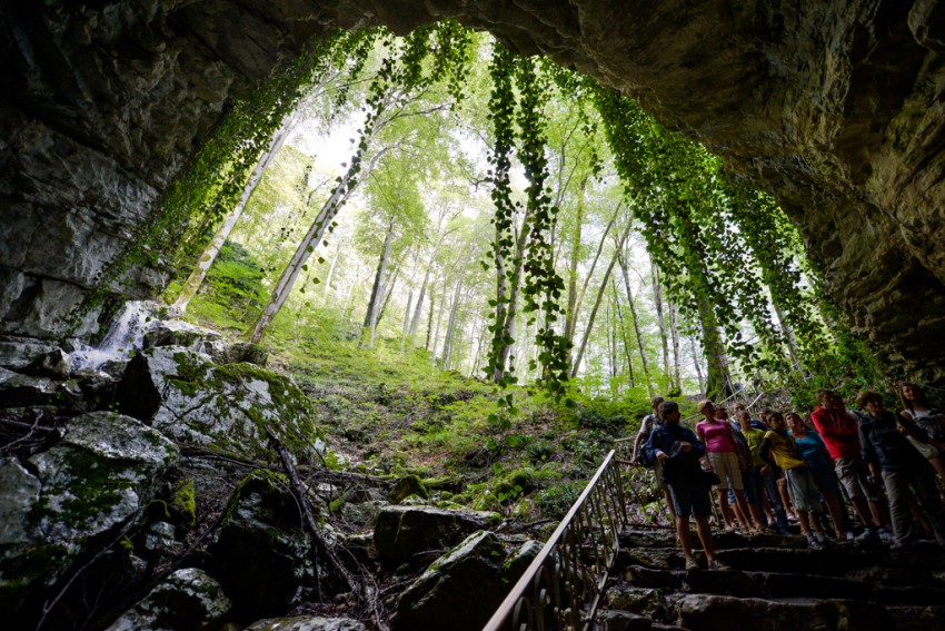 Вход в Воронцовские пещеры