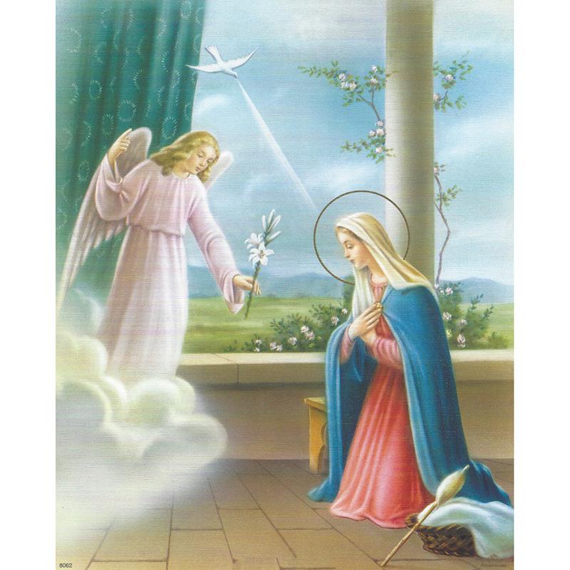 Дева Мария и архенгел