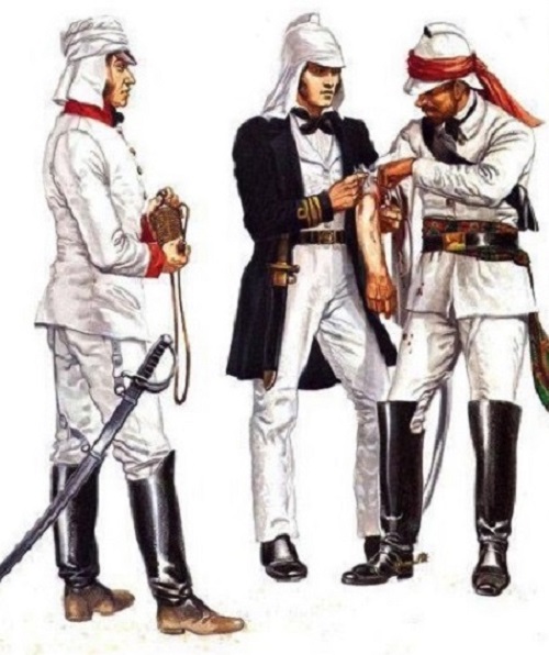 Офицеры Хадсонского кавалерийского полка 1859 год