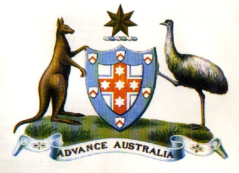 первый герб Австралии