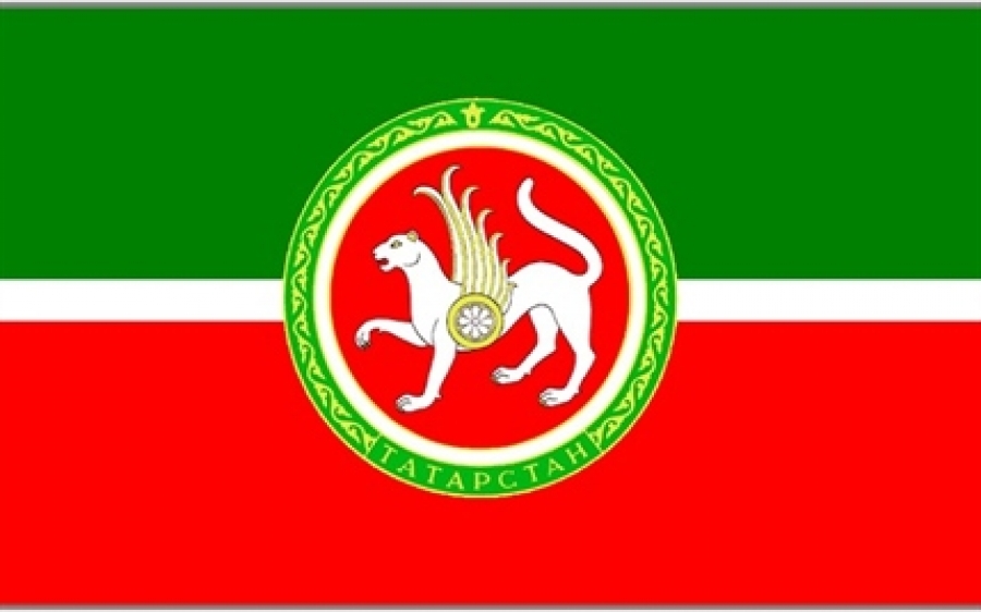 Герб Татарстана на флаге