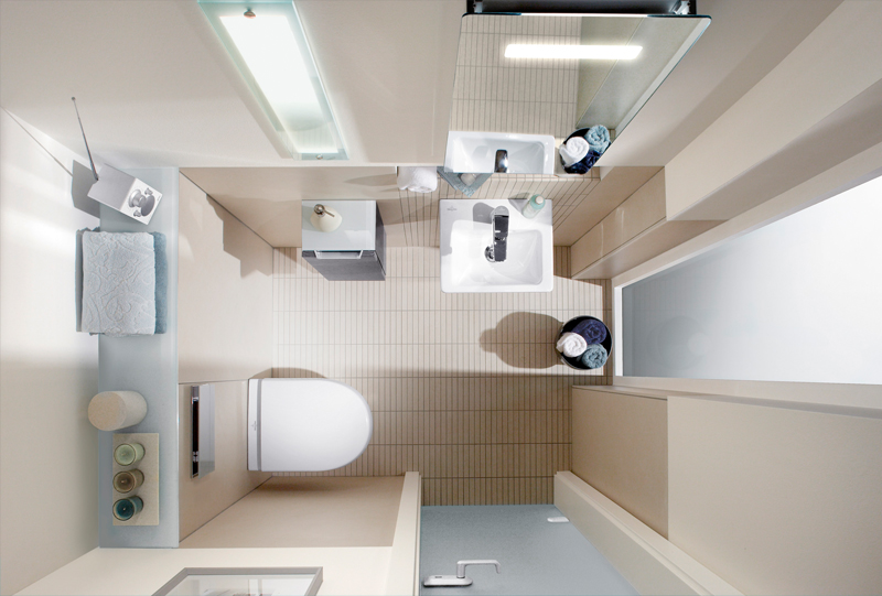 современный дизайн маленького туалета в квартире