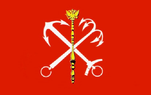 Герб на флаге Санкт-Петербурга