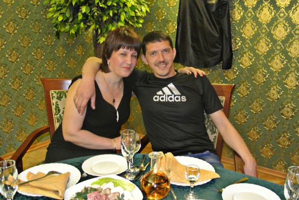 Аркадий Кобяков с женой