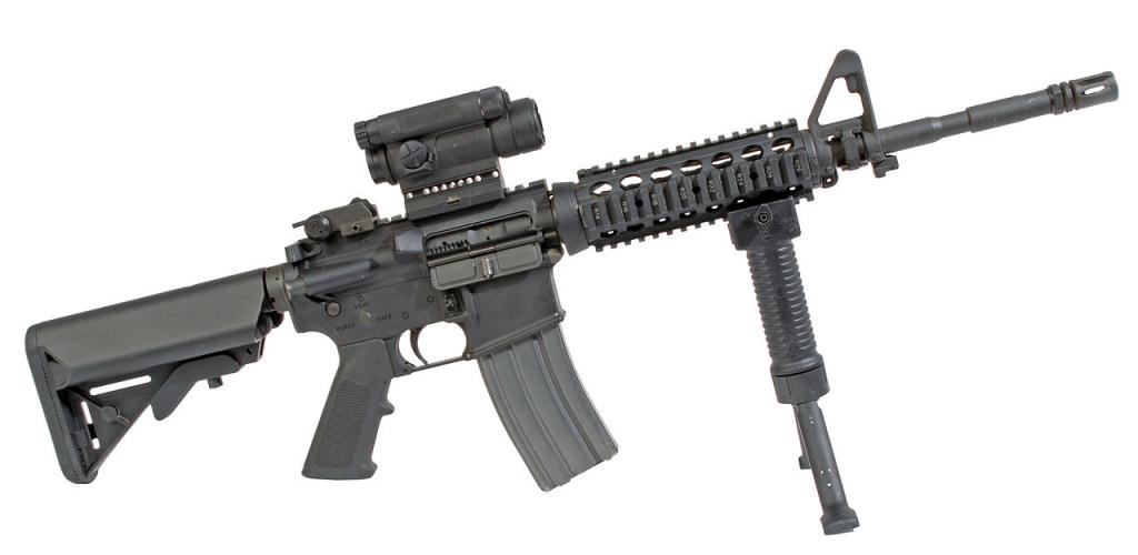Комбинированная система оружия Colt M4 с RAS, M68 CCO и блок захвата GPS-02
