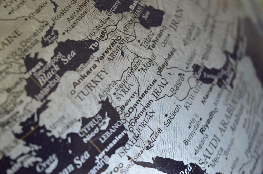 Карта ближнего Востока