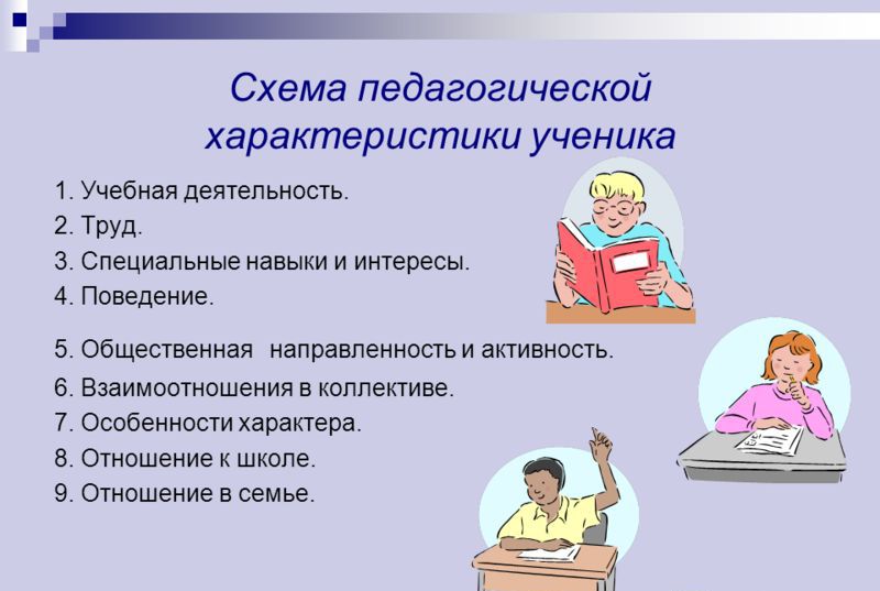 Педагогическая характеристика личности учащегося