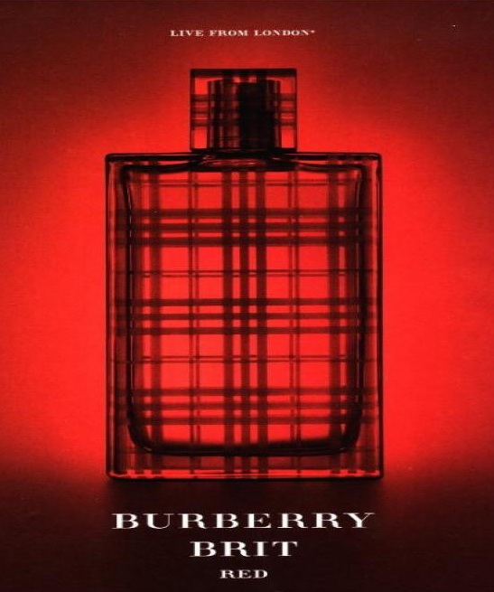 burberry Brit red