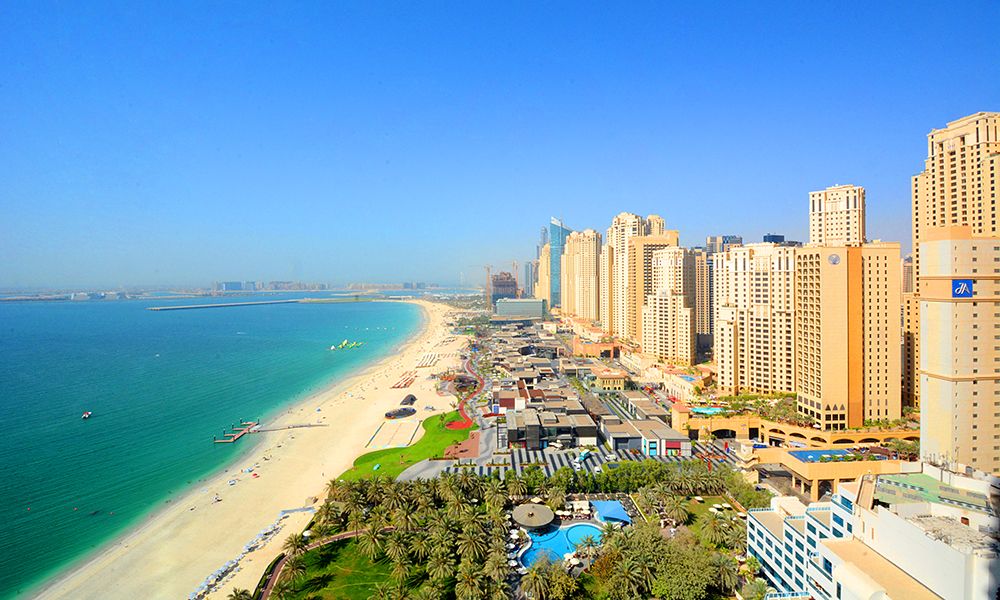 Пляж в Дубае