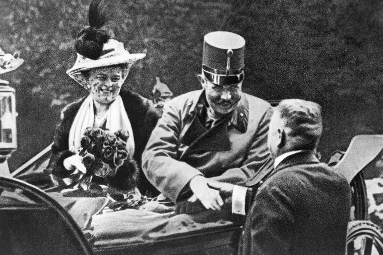 Франц Фердинанд с супругой