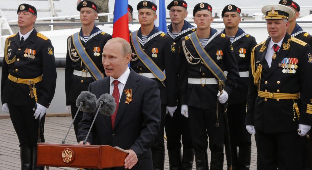 Путин в Крыму 9.05.2014