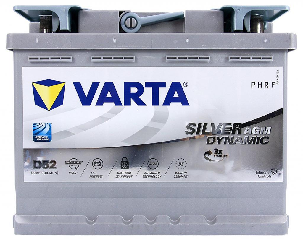 Аккумулятор Varta D52
