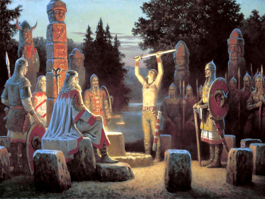 Культовые обряды древних руссов