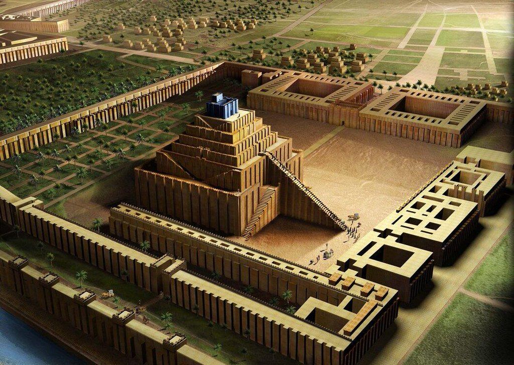 Реконструкция Вавилонского зиккурата