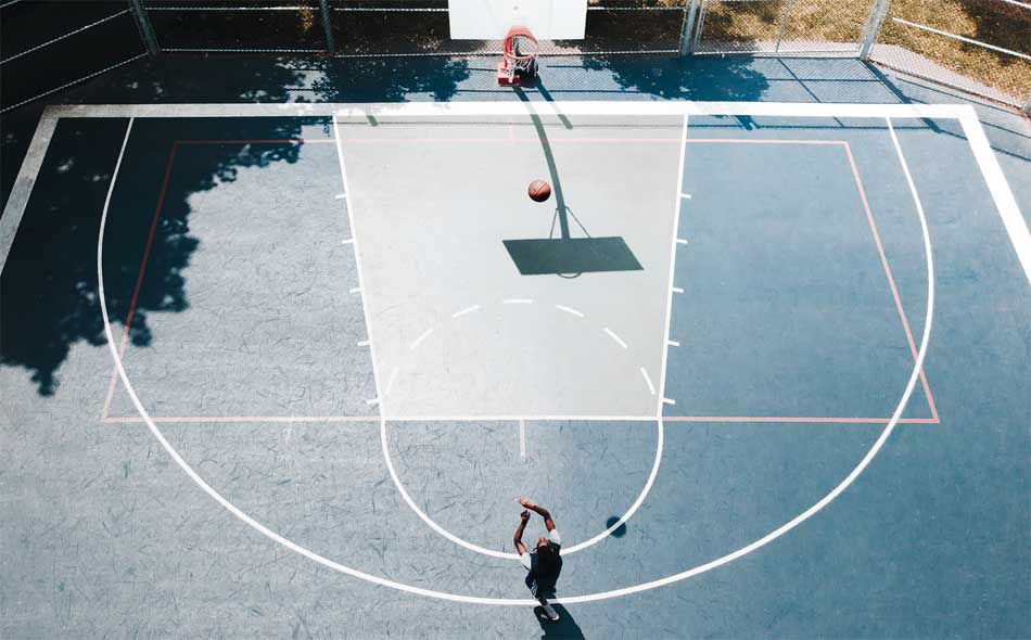 Площадка для игры в баскетбол