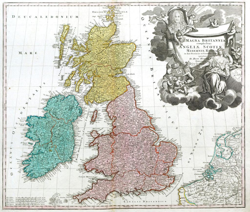 карта британских островов