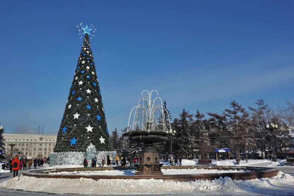 Площадь Сперанского зимой