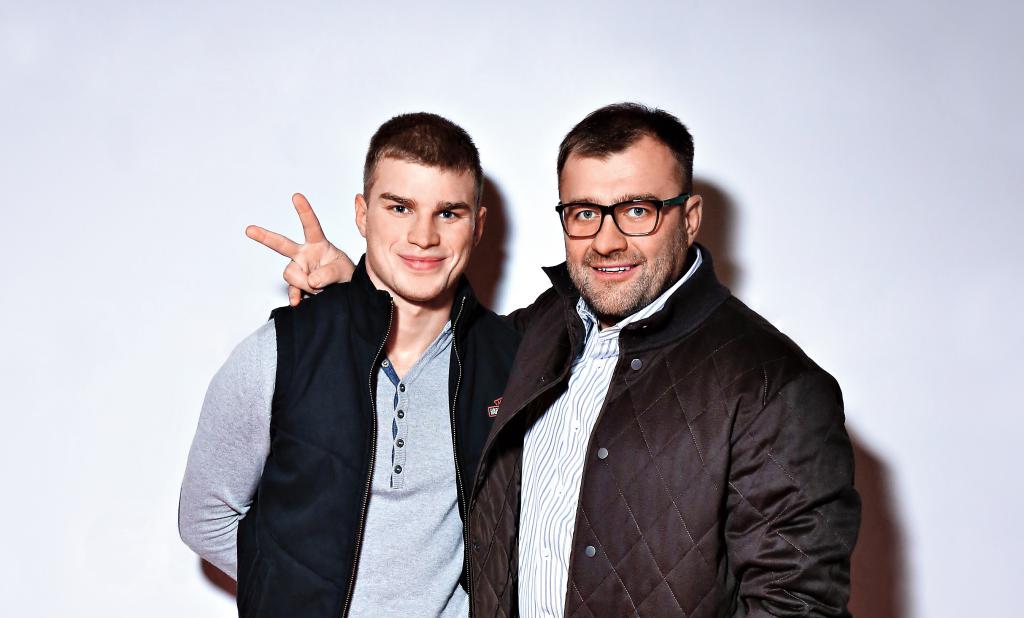Михаил Пореченков с сыном