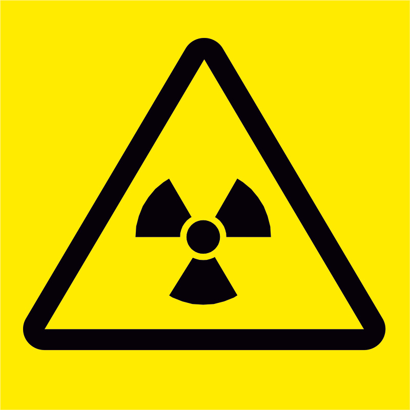как выглядит знак радиации