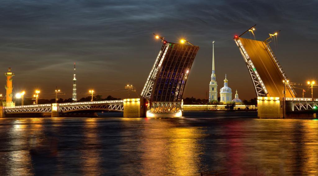 разводные мосты в санкт-петербурге