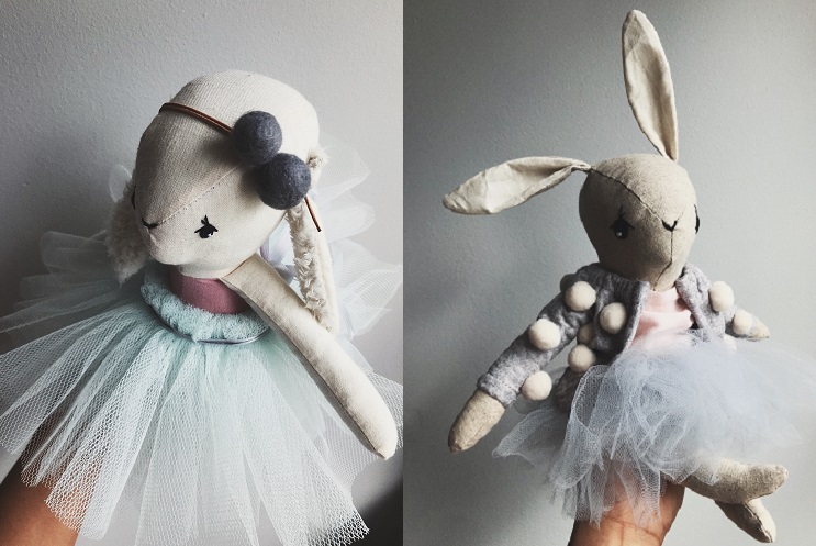 Одежда для куклы зайца-тильда