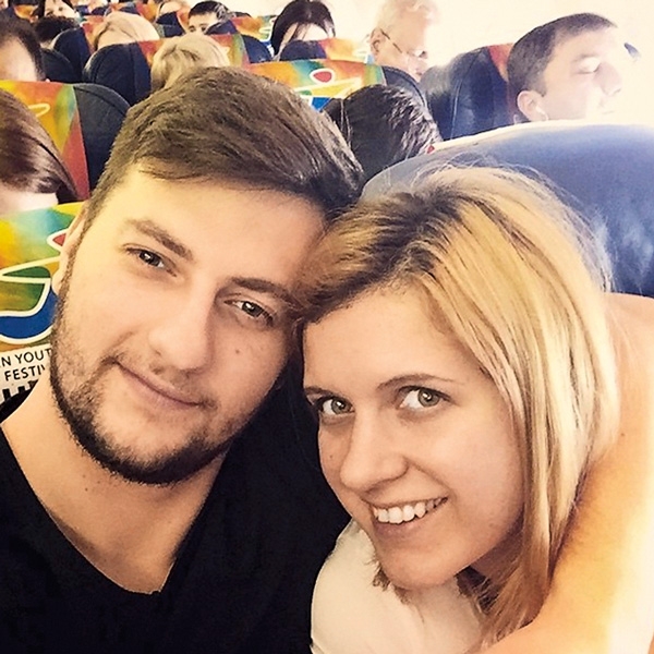 Анастасия Денисова с мужем