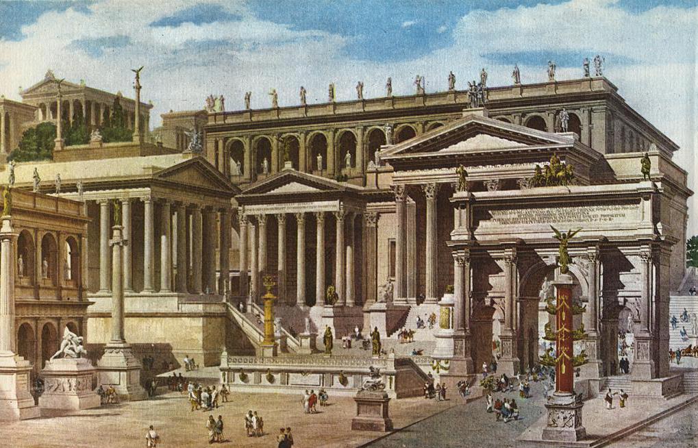 Площадь в Риме