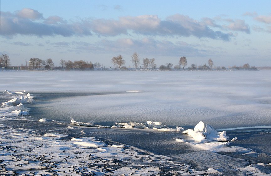 Озеро Смолино зимой