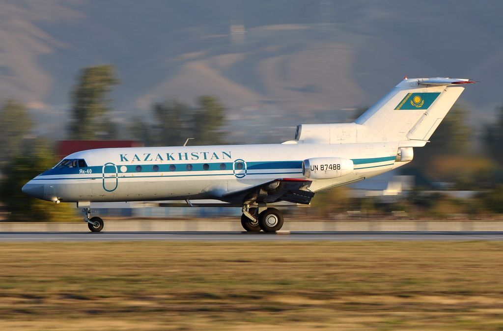 Казахстанский самолет