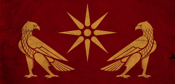 Реконструкция флага Арташесидов