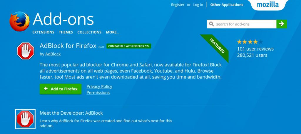Удаление вредоносных программ Firefox