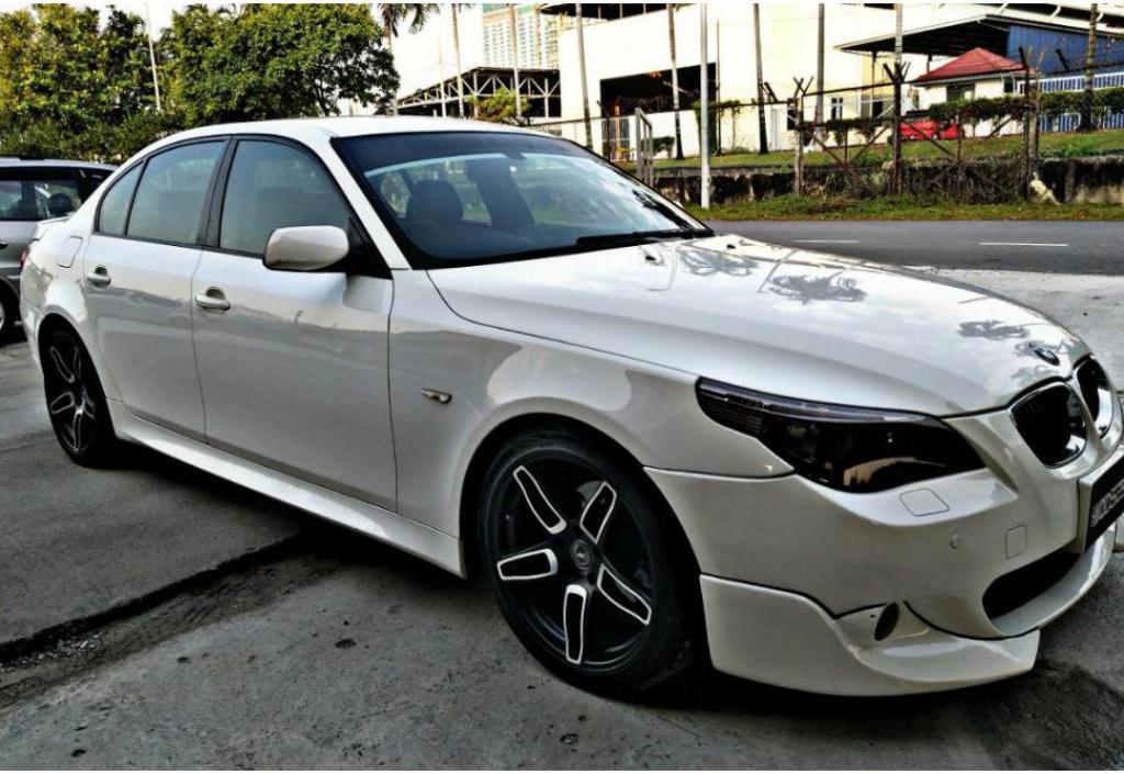 BMW E60 white