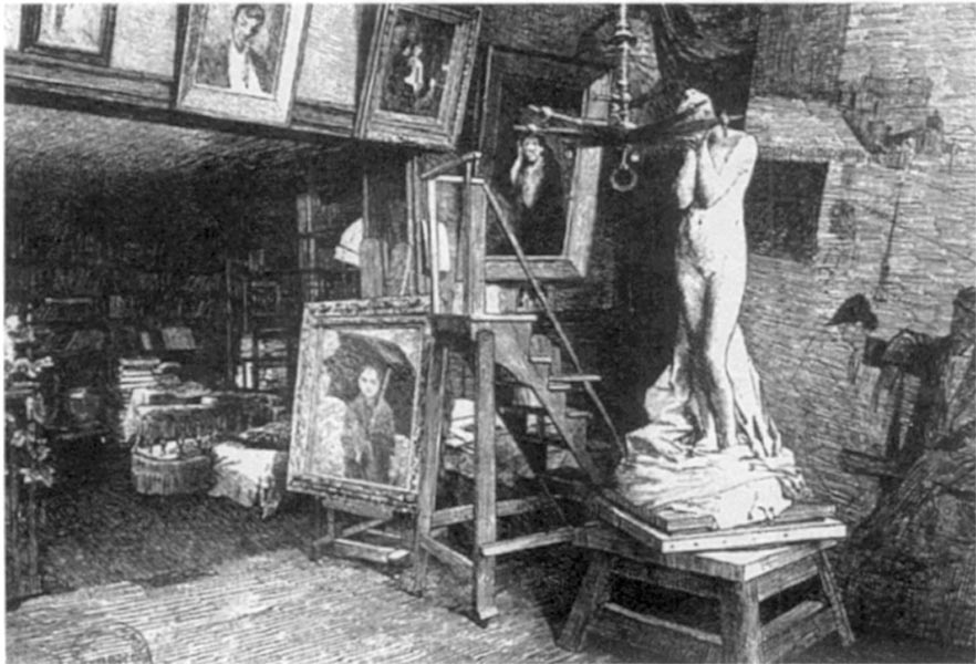 Рисунок Башкирцевой ее студии