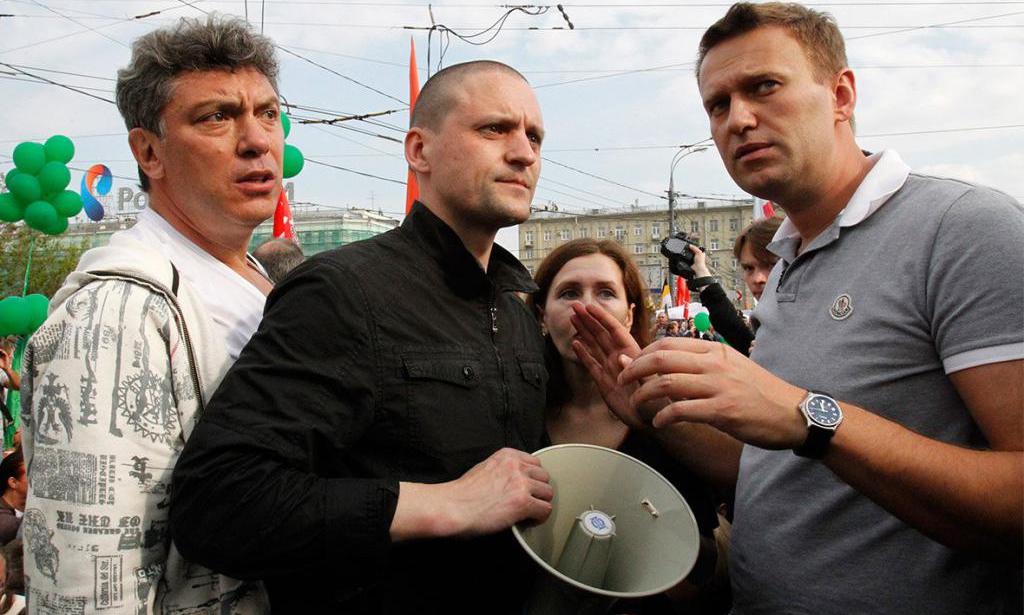 Немцов, Удальцов и Навальный