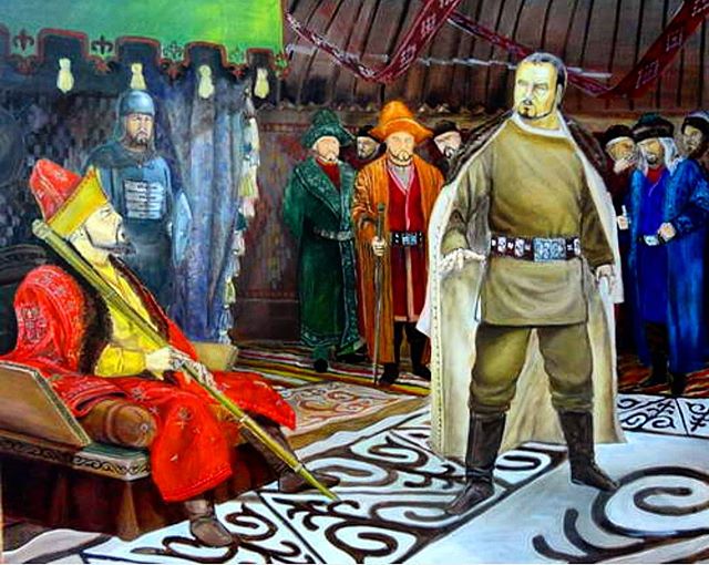 1 казахские ханы. Аблайхан Хан. Хан казахского ханства. Улу-Мухаммед Хан картина. Казахское ханство одежда.