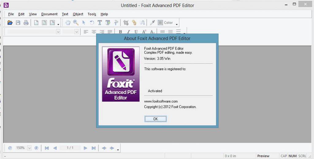 Программа Foxit Advanced PDF Editor
