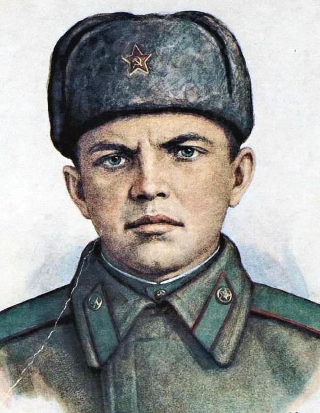 портрет Александра Матросова
